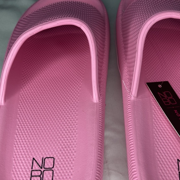 Pink Pillow slide sandals comfort Beach shoe size 8 - Picture 5 of 7